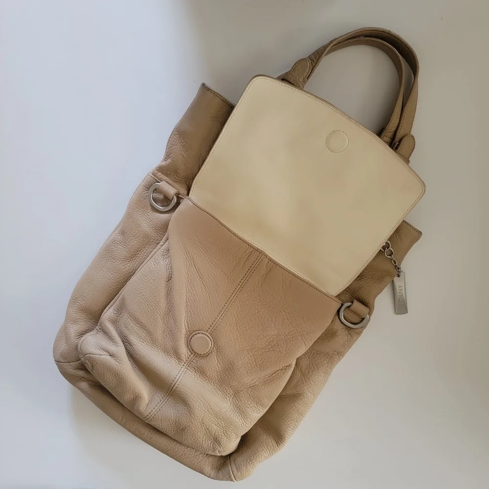 DKNY Tan Leather Tote